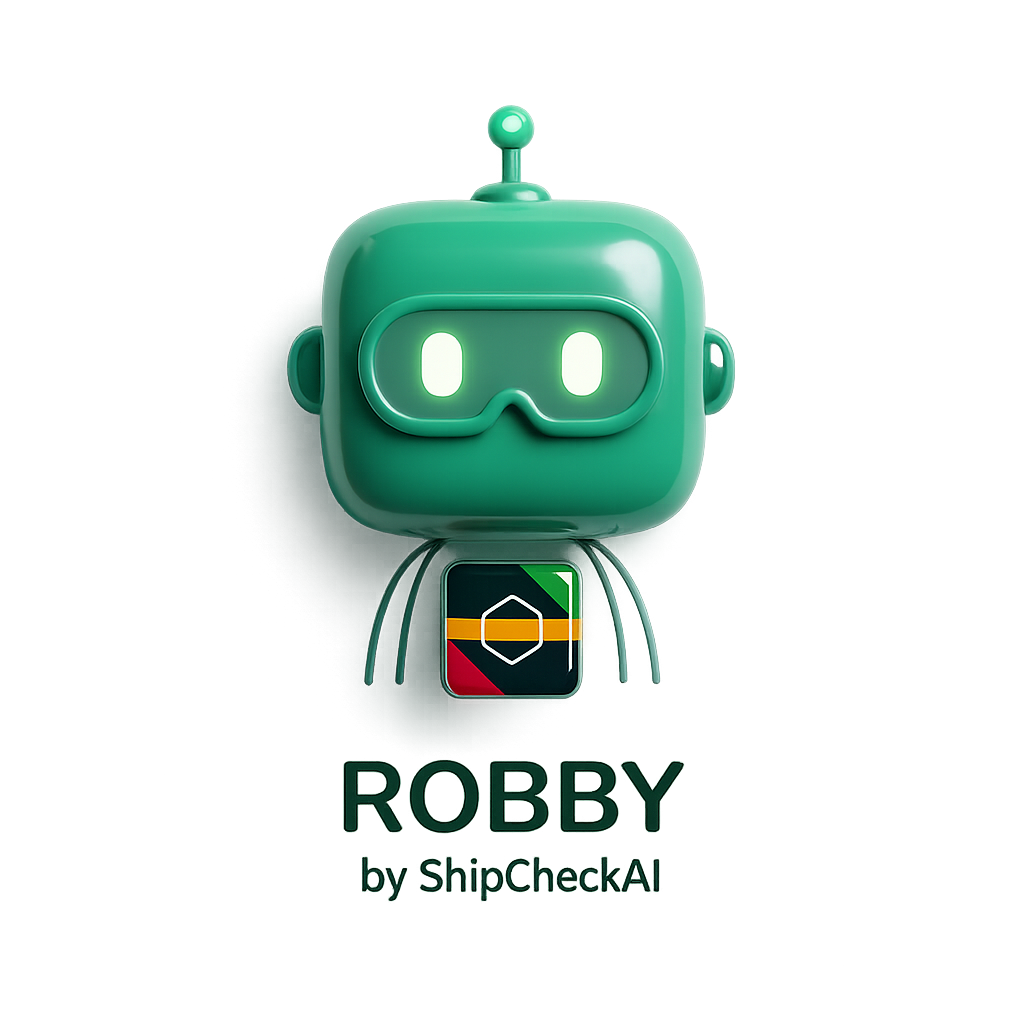 Robby, your Bridge AI Assistant by ShipCheckAI